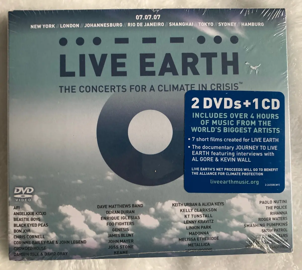 Live Earth - The Concert For A Climate In Crisis 2 Dvd + Cd (New) Sealed : Madonna 1