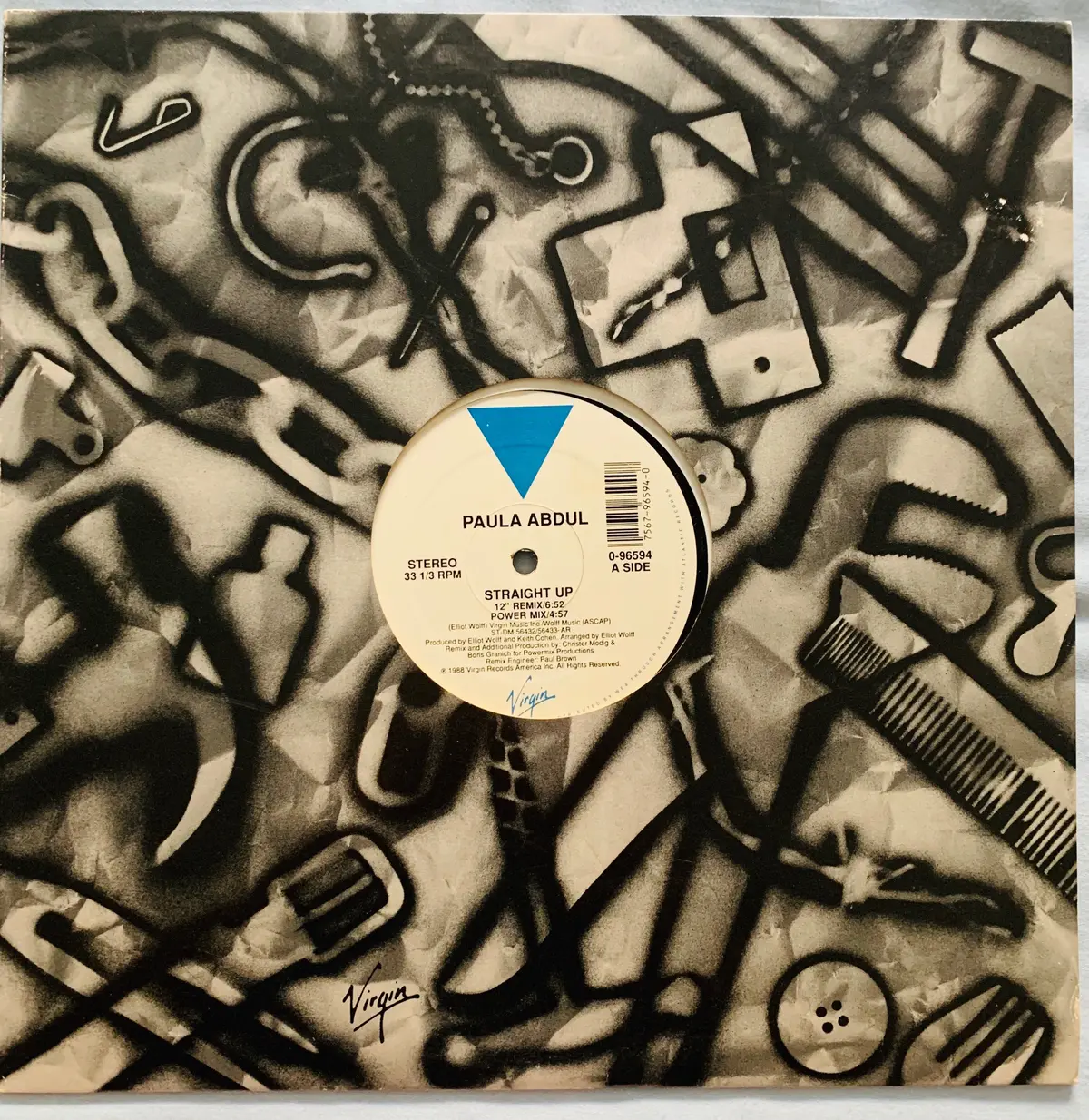 Paula Abdul - Straight Up 12" Version 2 - Used 1