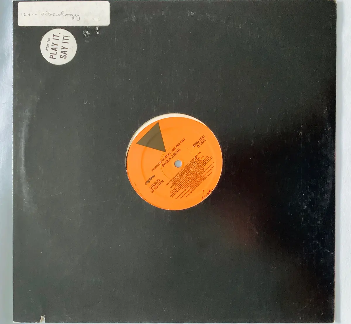 Paula Abdul - Vibeology 12" Promo Lp Vinyl - Used 1
