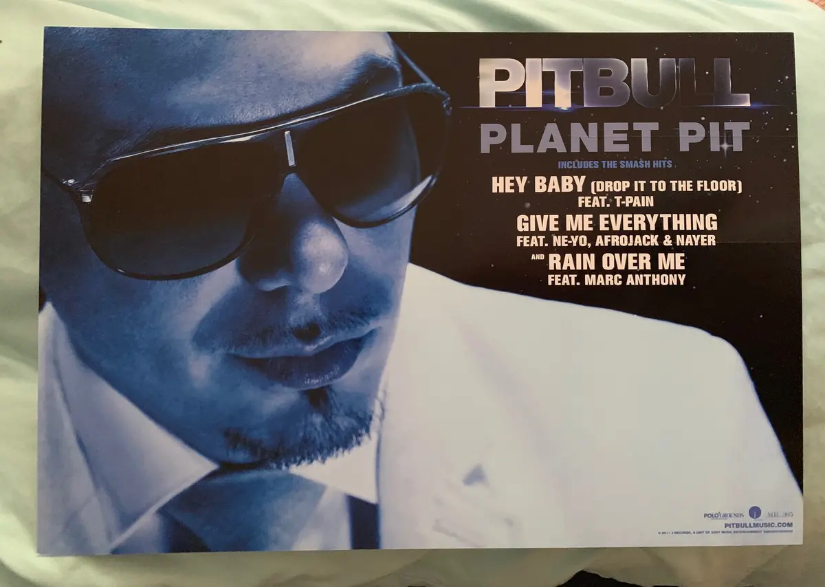 Pitbull -- Planet Pit Promotional Poster Flat 1