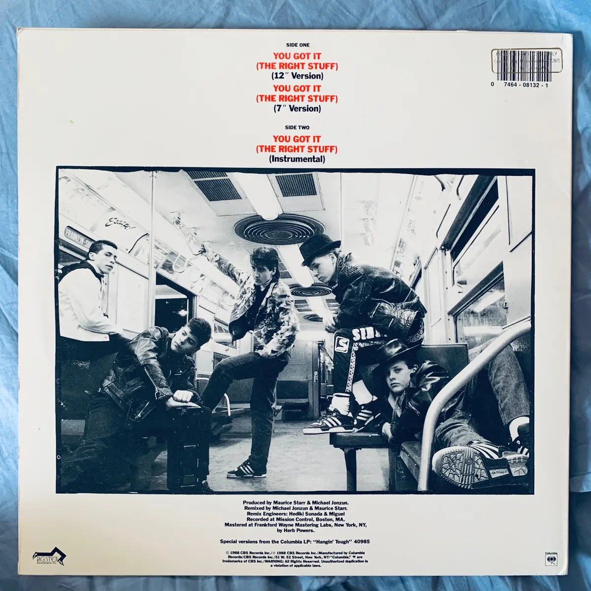 New Kids On The Block - You Got It (The Right Stuff) Us 12" Remix Lp Vinyl - Used 2