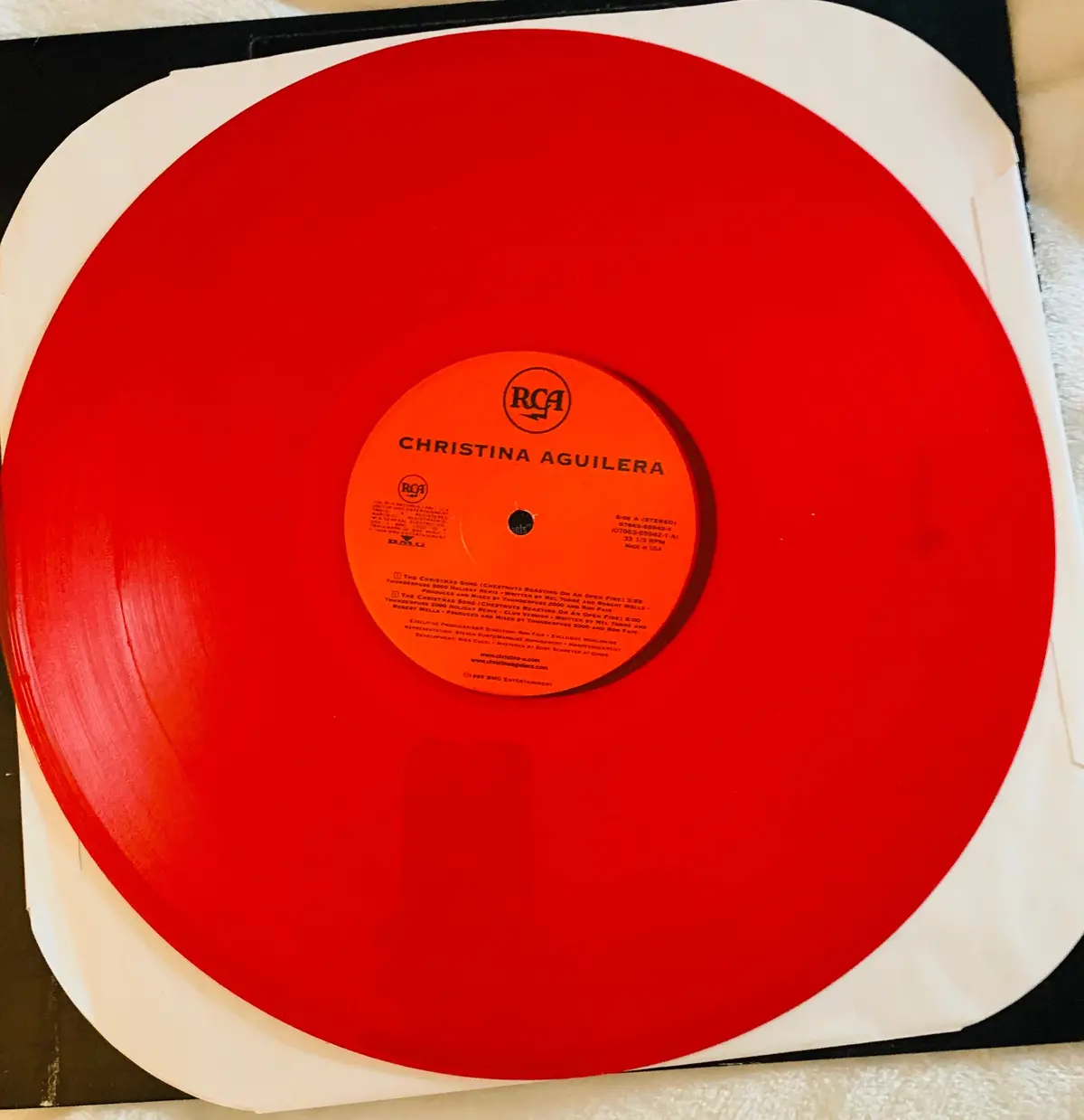 Christina Aguilera - The Christmas Song (Red Vinyl) Lp 12" - 1