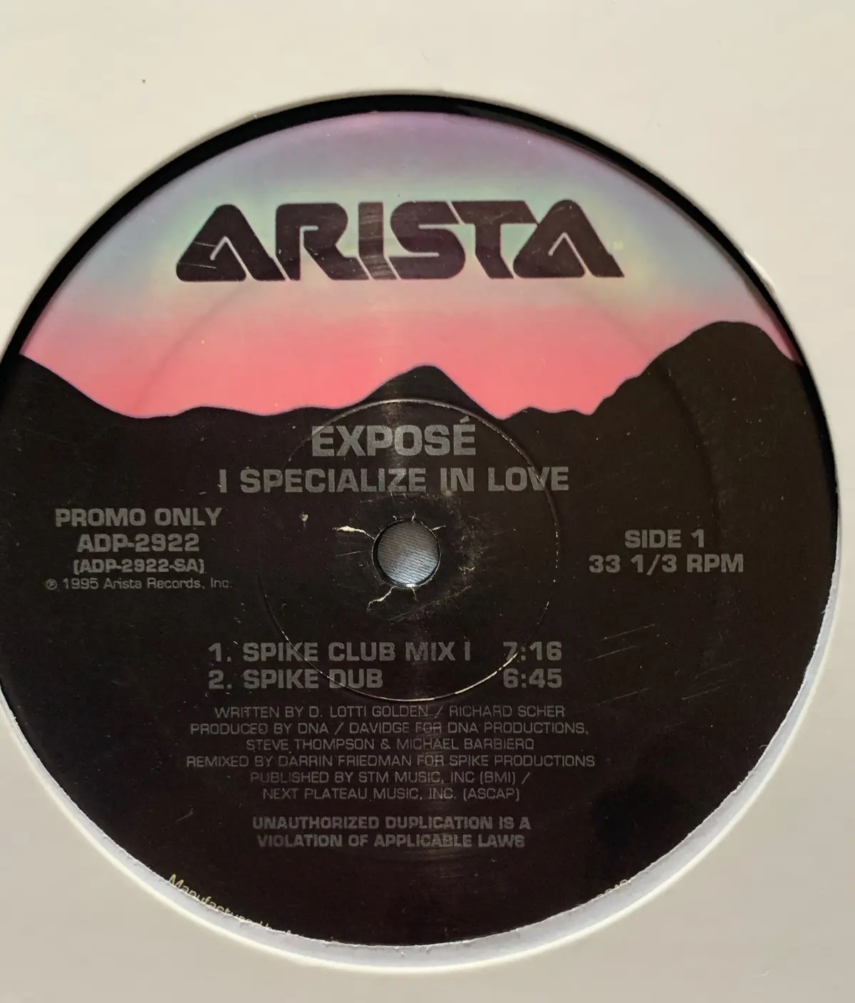 Exposé - I Specialize In Love Us Promo 12" Vinyl -- Used 1