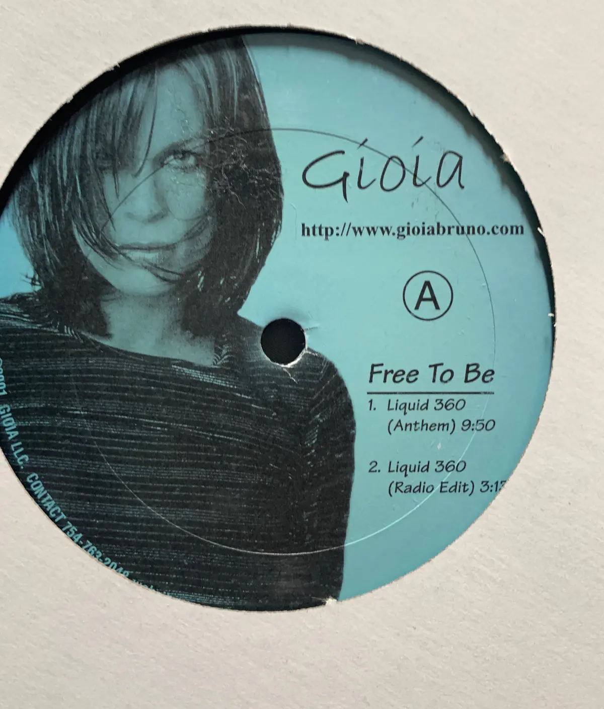 Gioia (Exposé ) - Free To Be (Promo 12" Remix Vinyl) Used 2