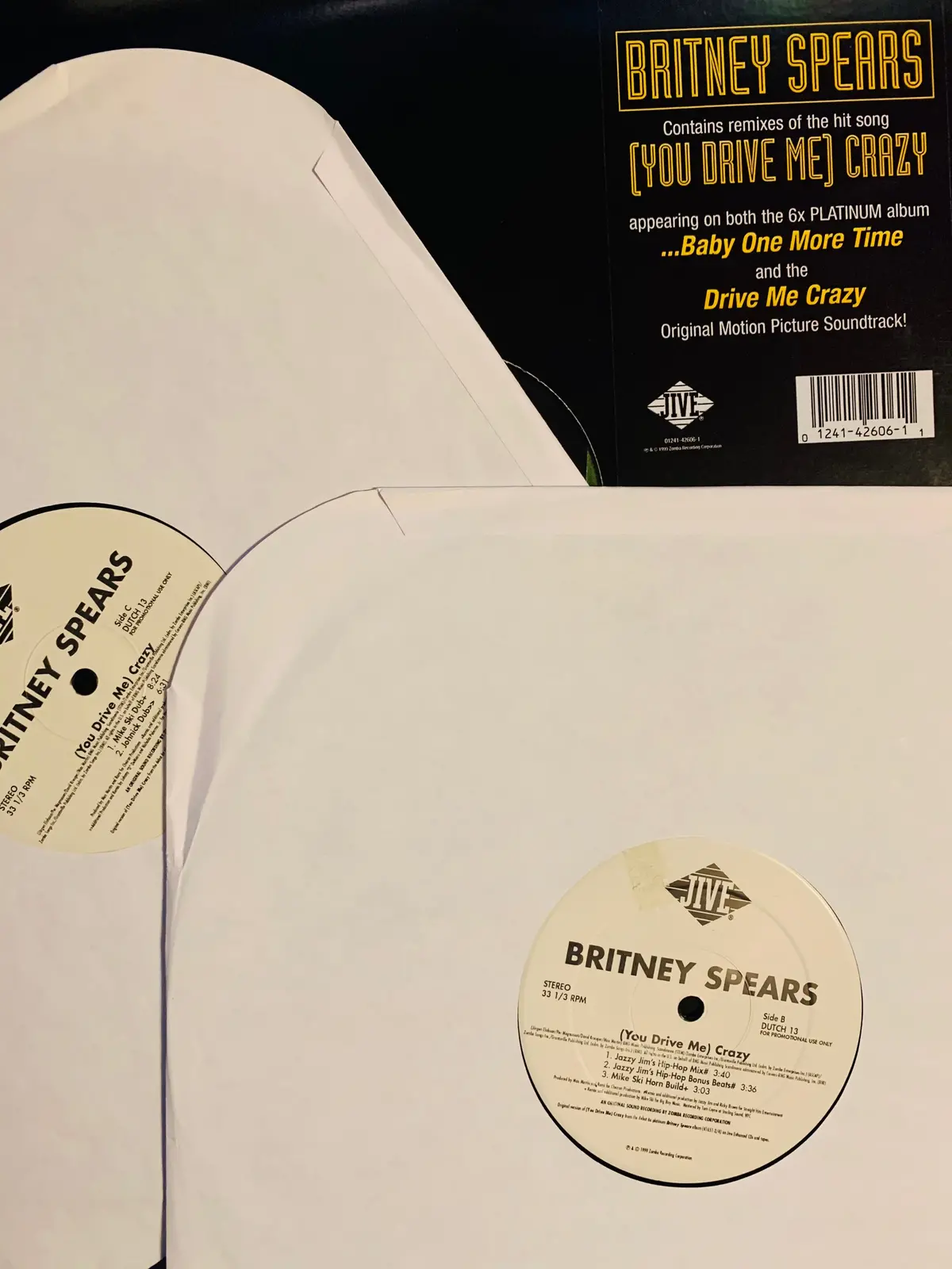 Britney Spears - "You Drive Me Crazy" Double 12" Remix Lp Vinyl - Used 1
