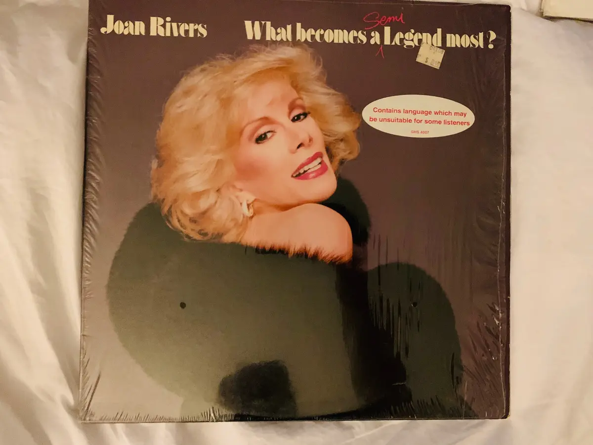 Joan Rivers - What Becomes Of A 'Semi' Legend Most ? Comedy Album  Lp Vinyl 1