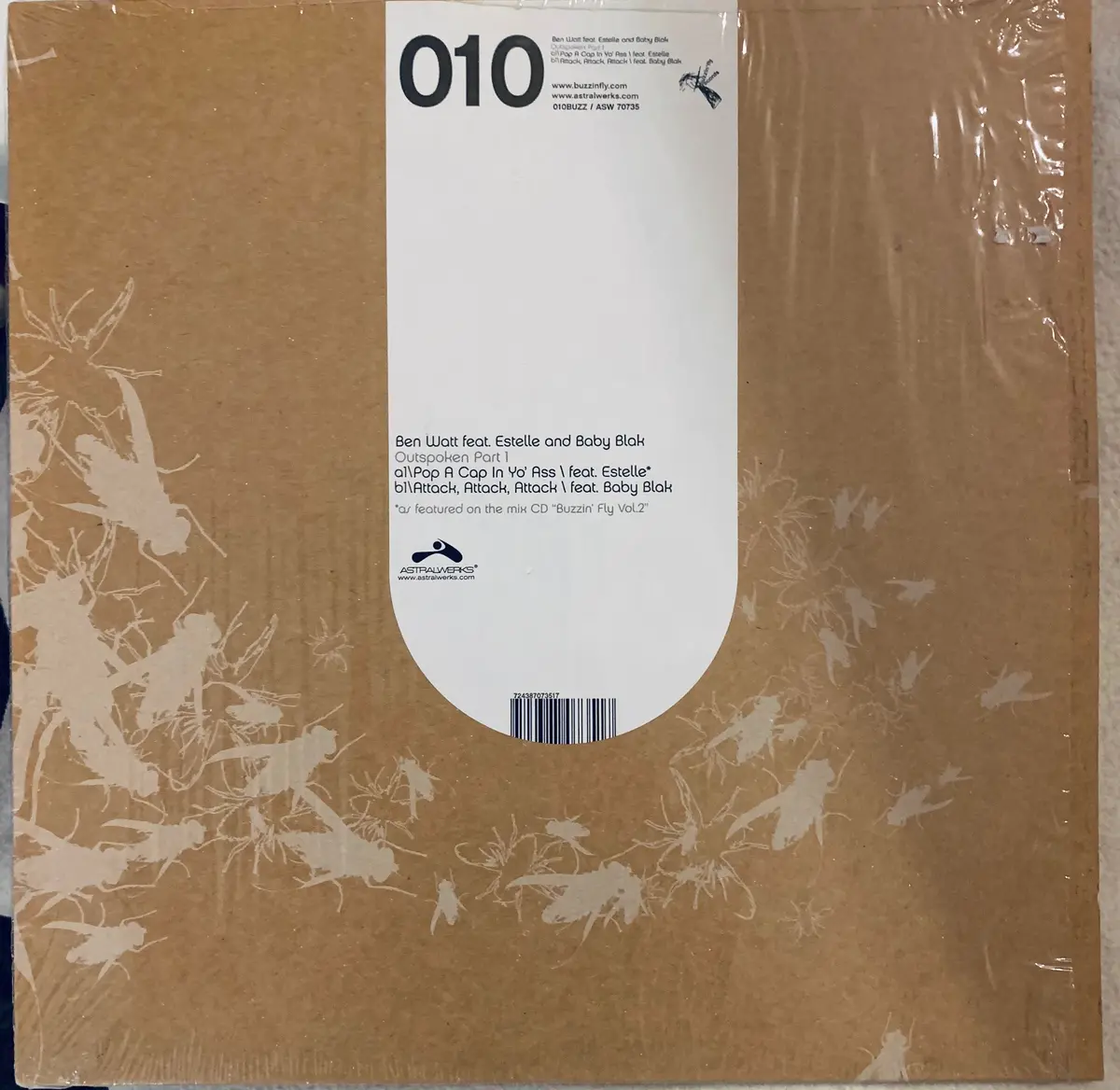 Ben Watt (Ebtg) -  Outspoken Part 1  - Used 12" Lp Vinyl 1