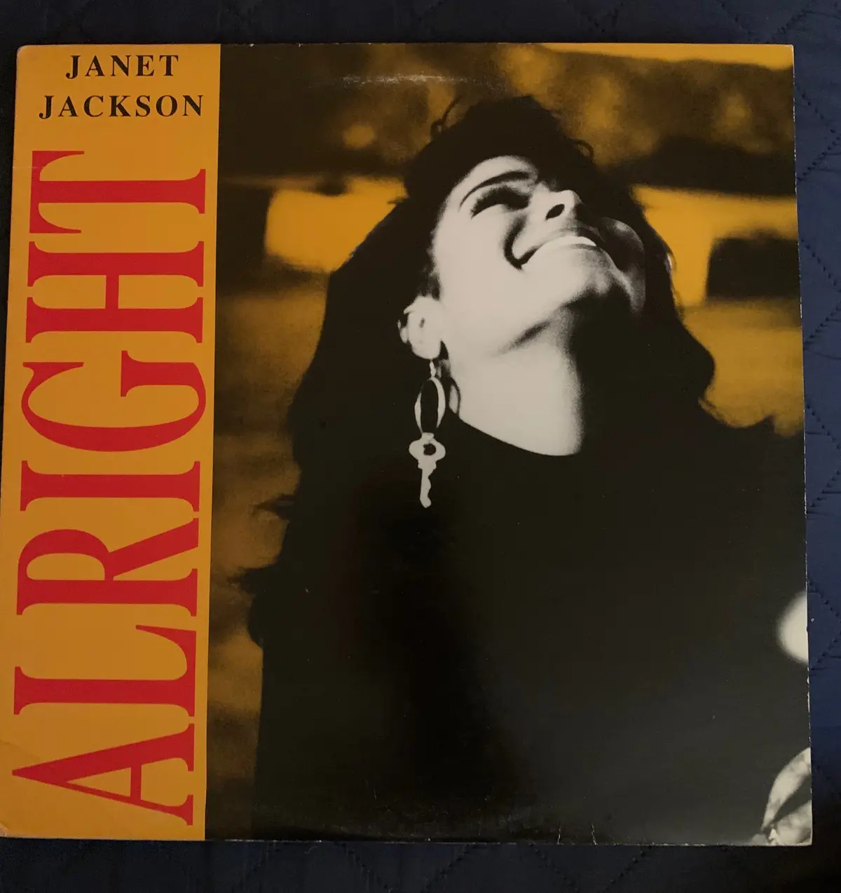 Janet Jackson - Alright 12" Vinyl - Used Light Wear 1