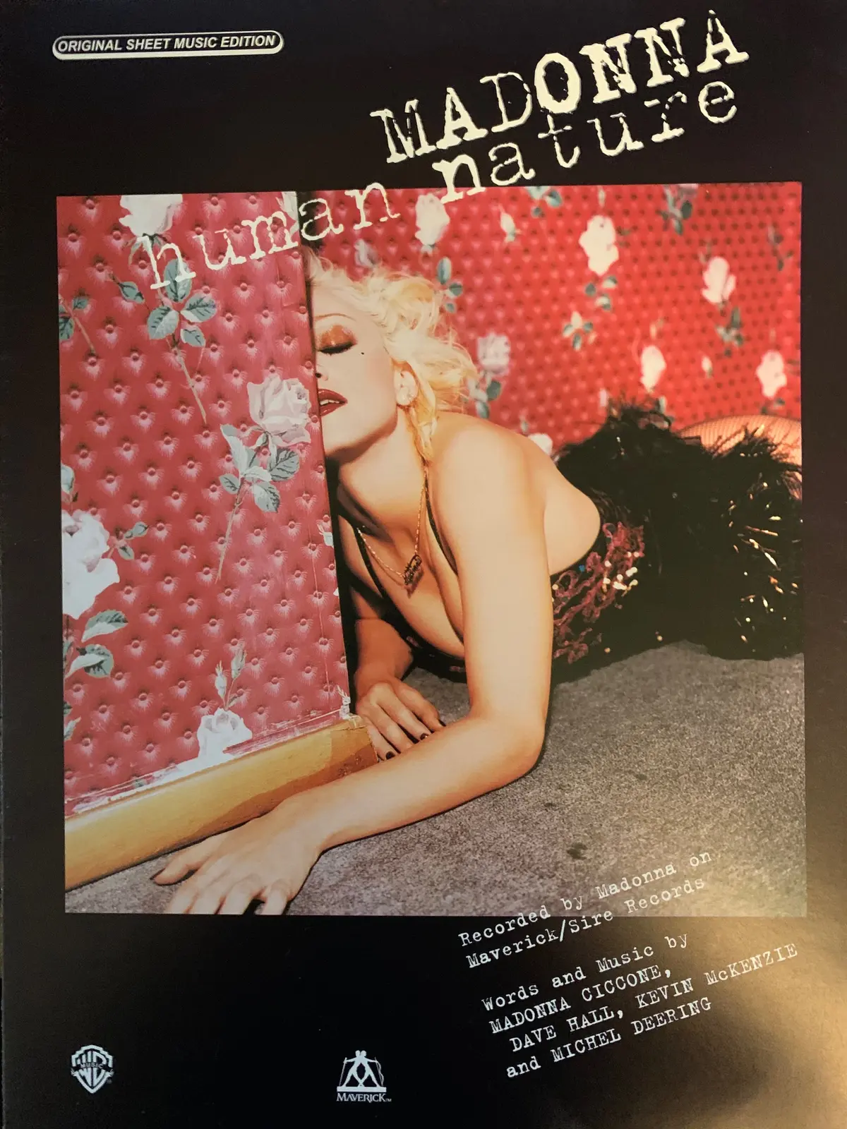Madonna - Human Nature   Original Sheet Music 1