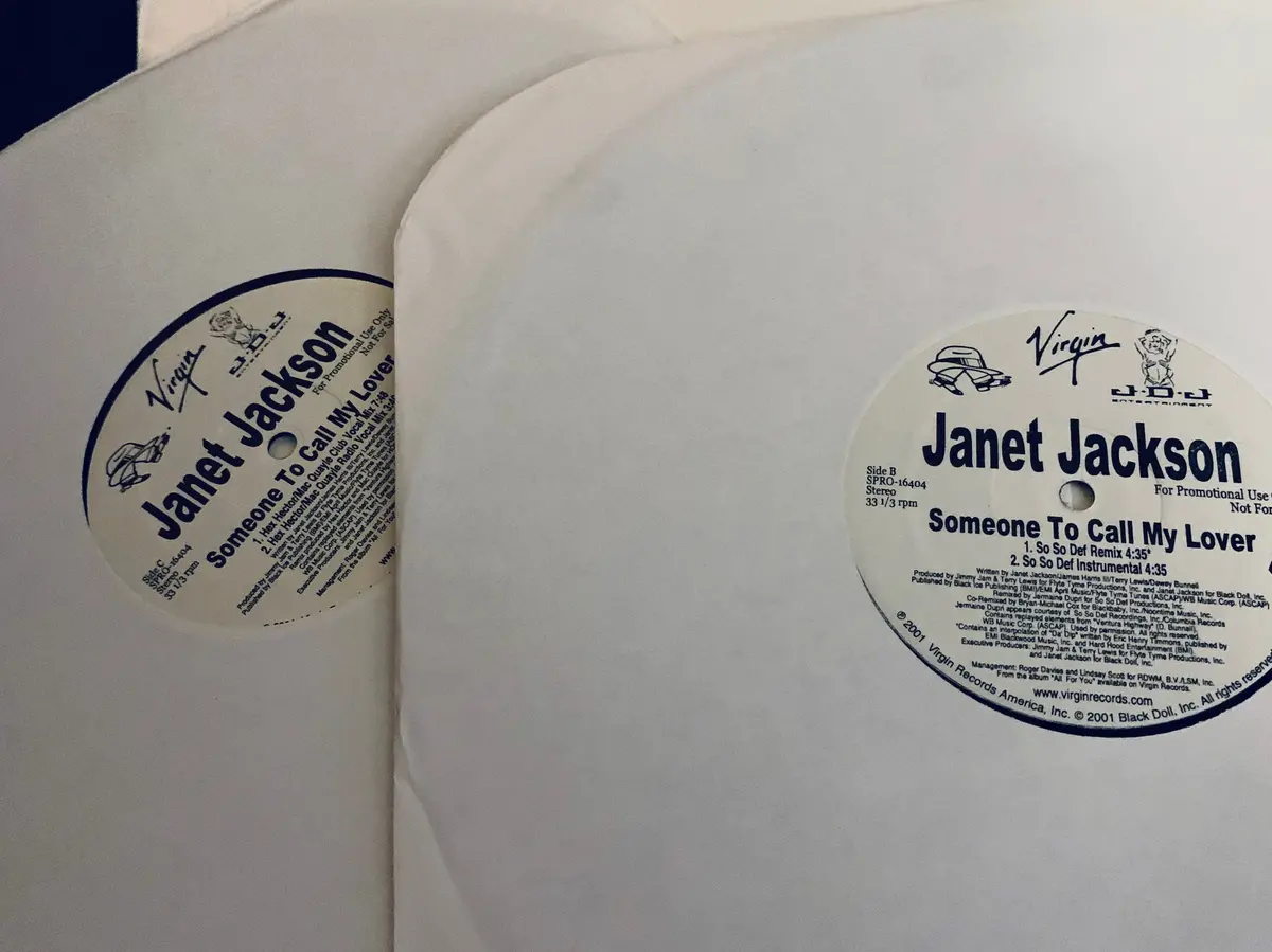 Janet Jackson - Someone To Call My Lover 2Xlp Vinyl Remix 12" -- Used 1