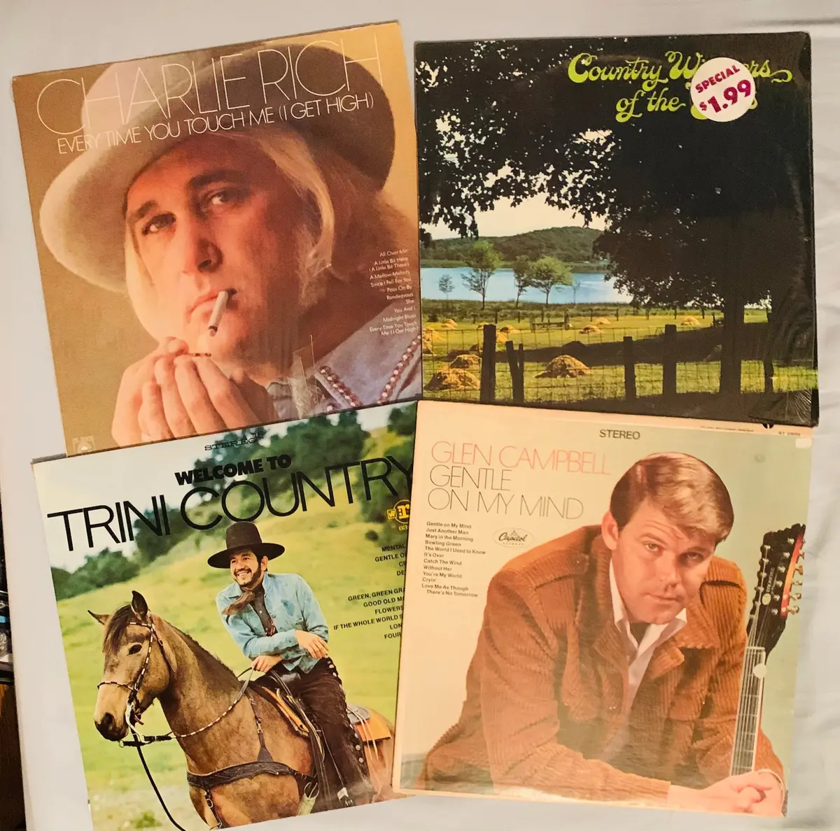 Country  - 4 Original Lp Vinyl - Used 1