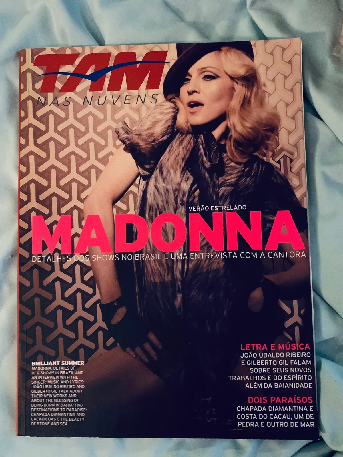 Madonna - Tam Airlines Magazine 2008 - Sticky & Sweet Brazil Tour 1