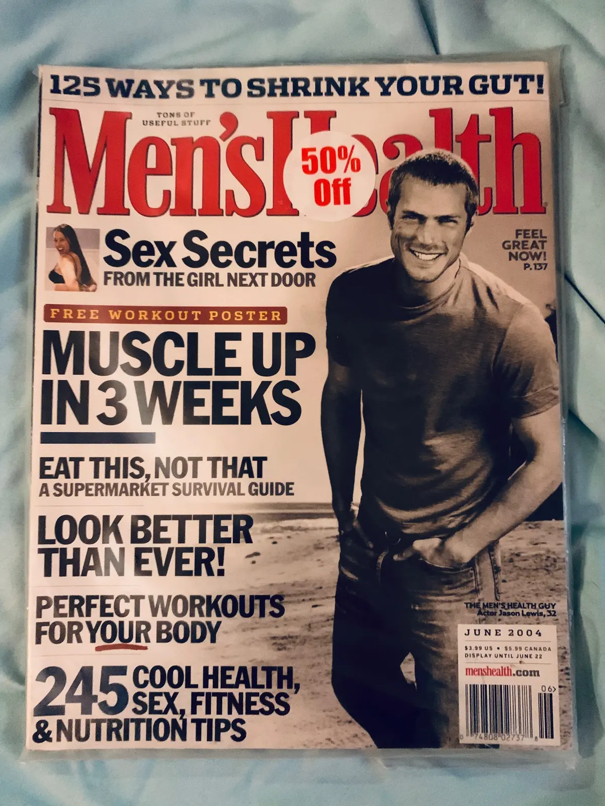 Jason Lewis - Men's Health Magazine -June 2004 1
