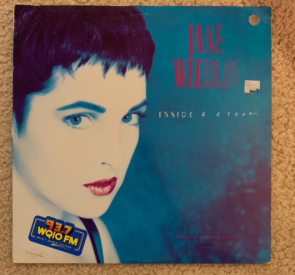 Jane Wiedlin - Inside A Dream (Promo 12" Remix) Lp Vinyl - Used 1