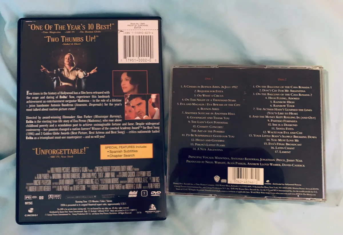 Madonna - Evita (Dvd And Double Cd) -Used 2