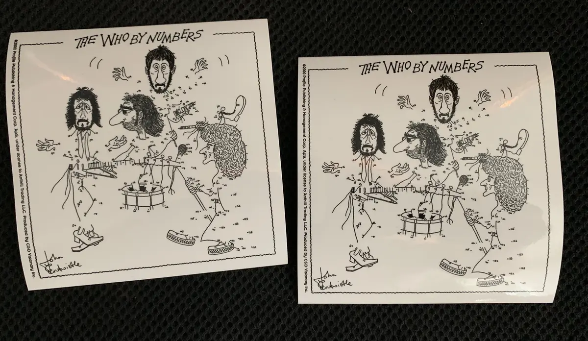 The Who By Numbers Official Sticker (2) - 1