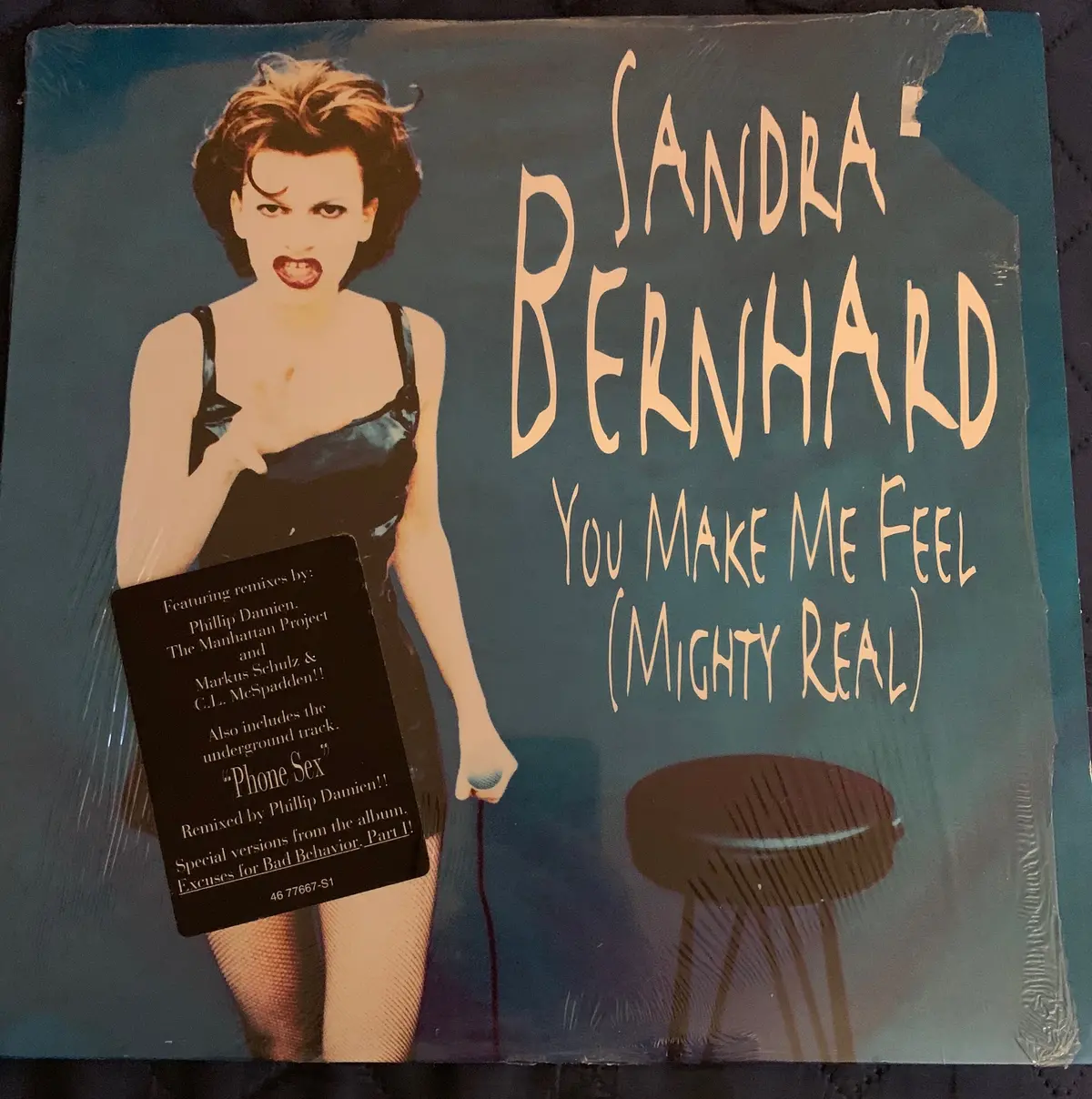 Sandra Bernhard - You Make Me Feel Mighty Real 12" Remix Lp Vinyl - Used 1