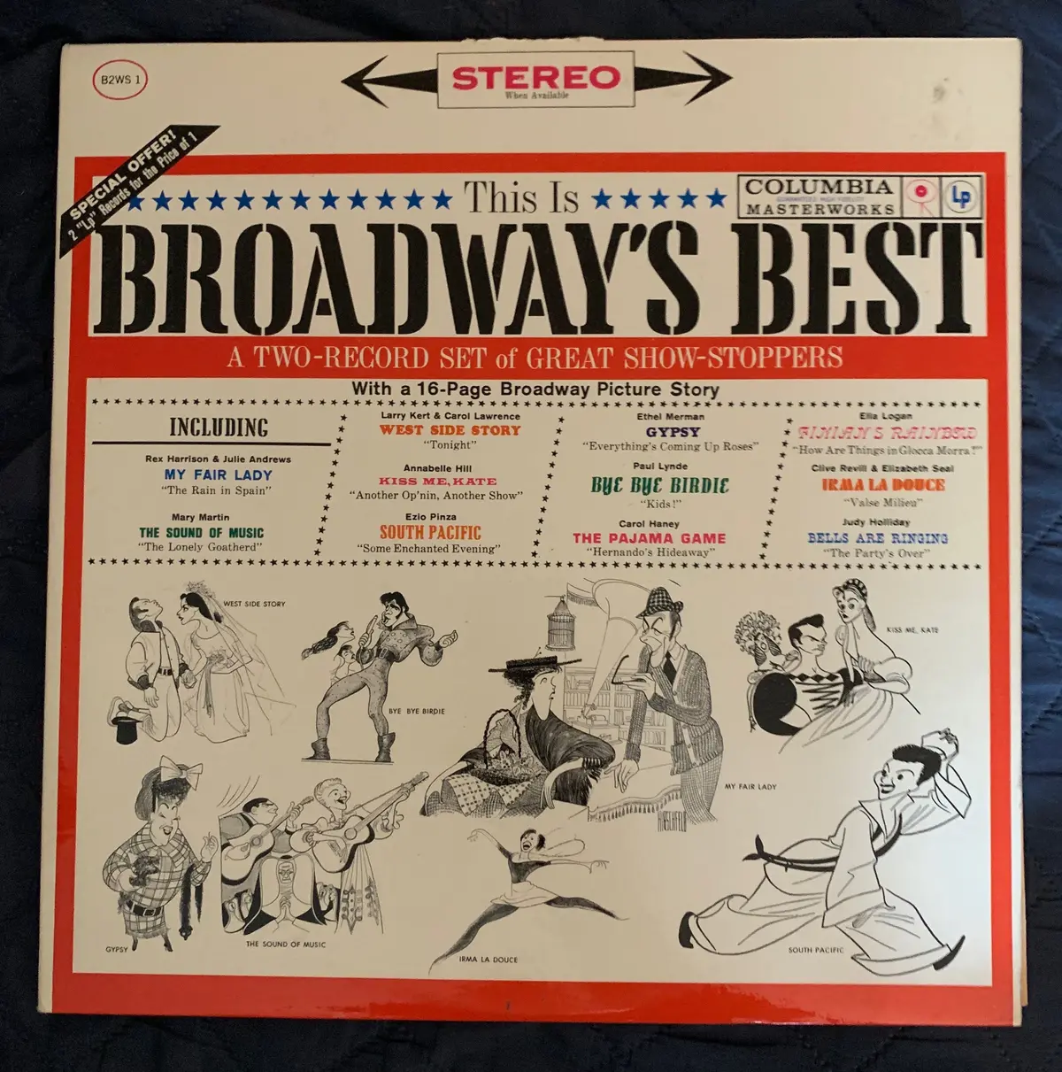 This Is Broadway's Best (2Xlp) 1961 Vinyl  (Various Artist) Used 1