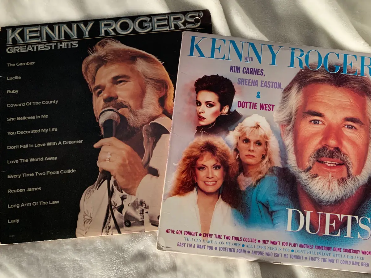 Kenny Rogers - 2 Original Lp Vinyl - Used 1