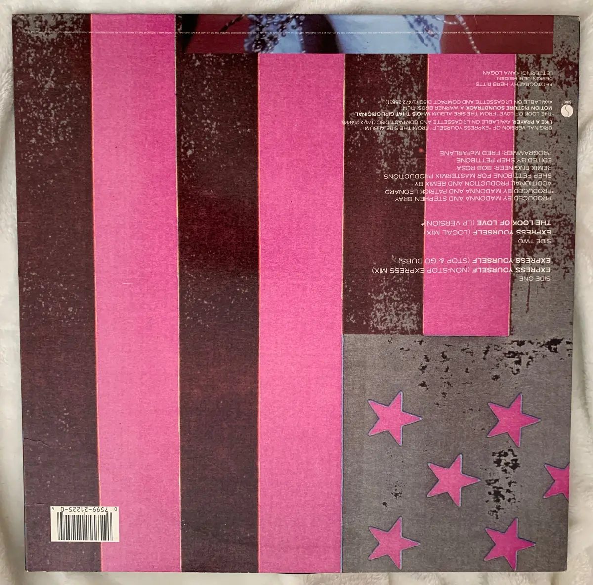 Madonna - Express Yourself Original 1989 12" Remix Lp - Used 2
