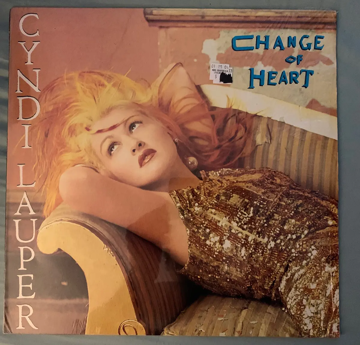 Cyndi Lauper - Change Of Heart 12" Lp Vinyl - Sealed 1
