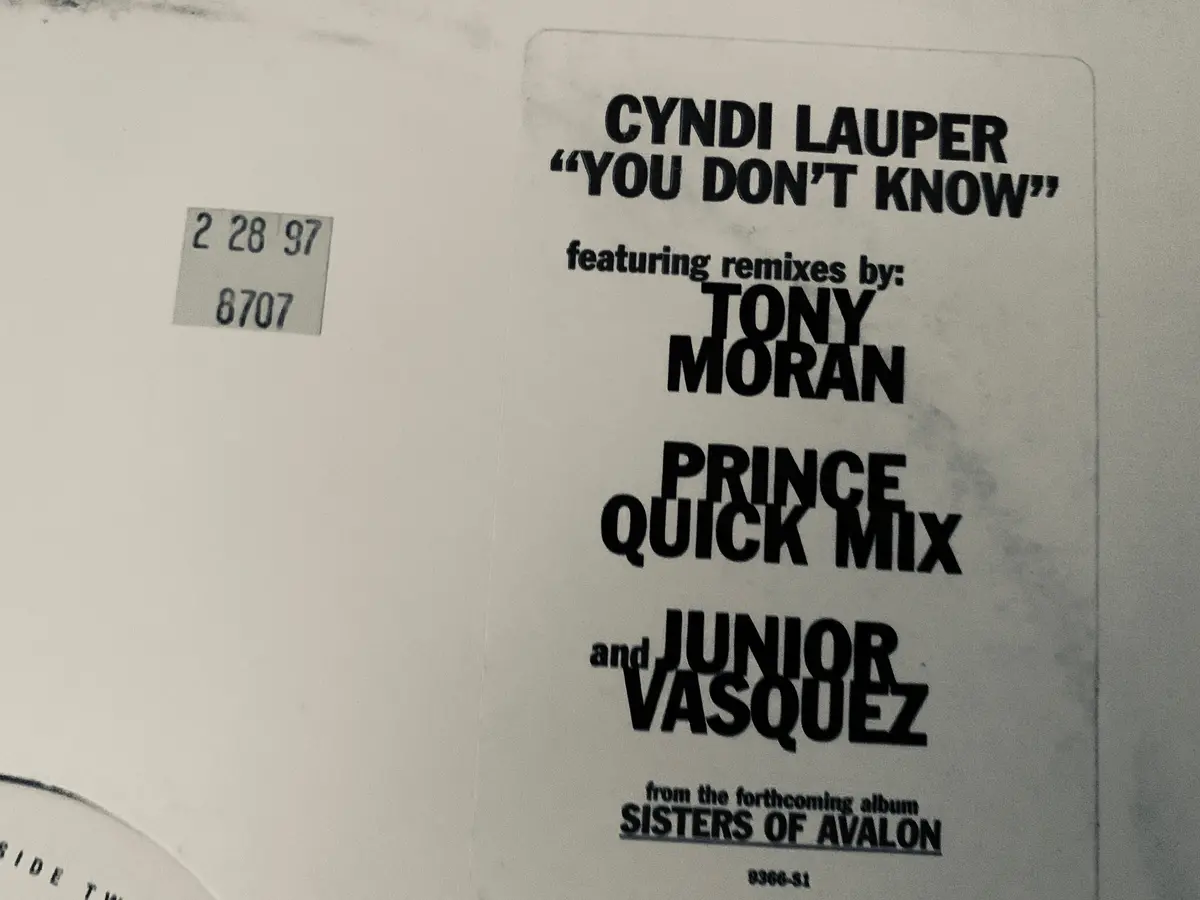 Cyndi Lauper - You Don't Know (Promo) 12" Lp Vinyl - Used 1