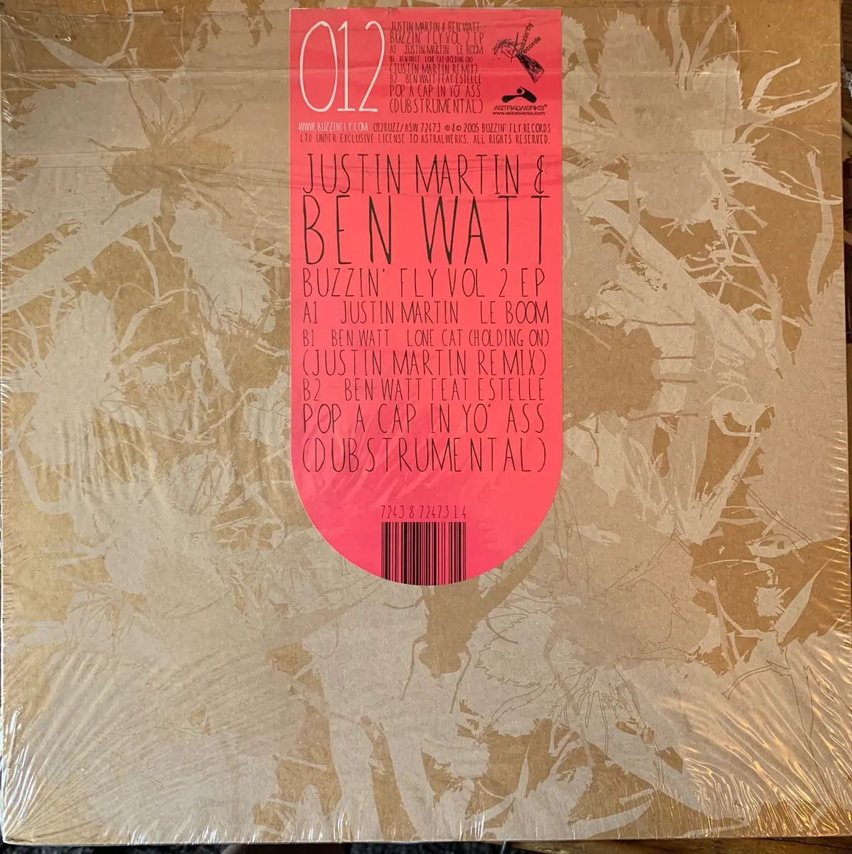 Ben Watt (Ebtg) & Justin Martin ' Buzzin' Fly Vol 2 Ep (Used Lp Vinyl) 1