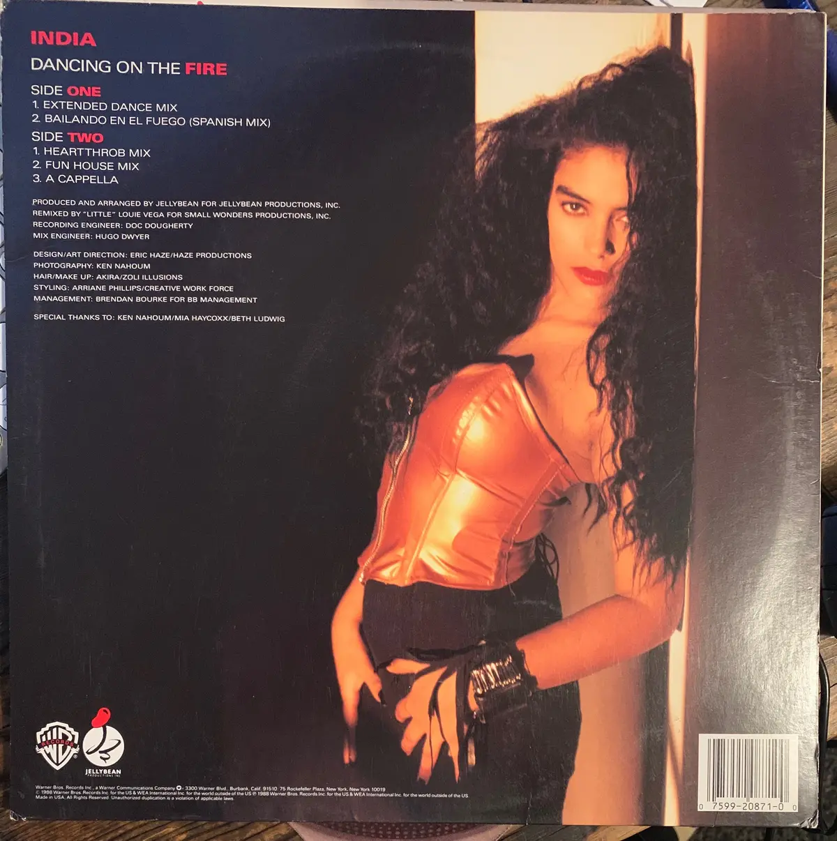 India - Dancing On The Fire (12" Lp Vinyl) Used 2