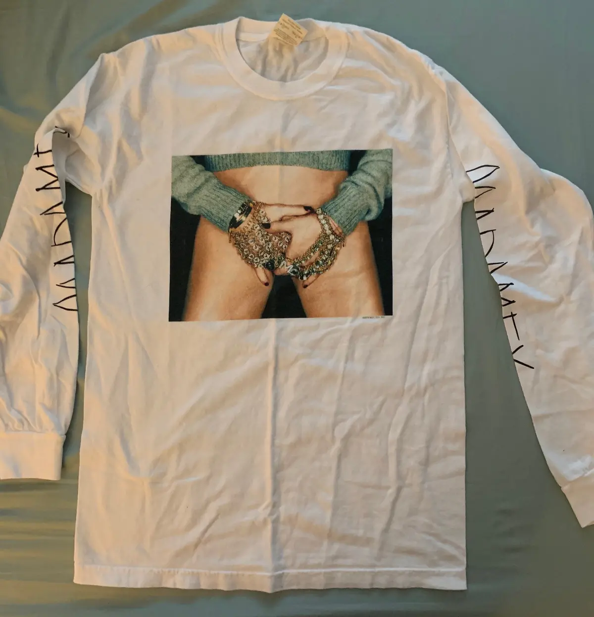Madonna - Madame X Long Sleeve White T-Shirt  (Small) 1