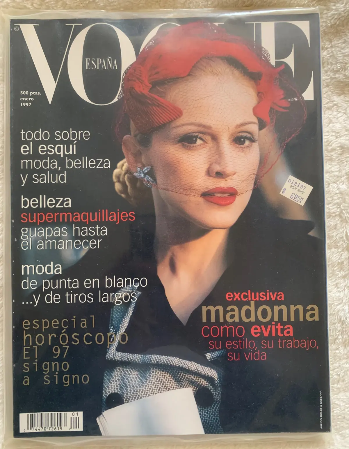 Madonna -Vogue (Espana) 1997  (Evita) Magazine  - 1