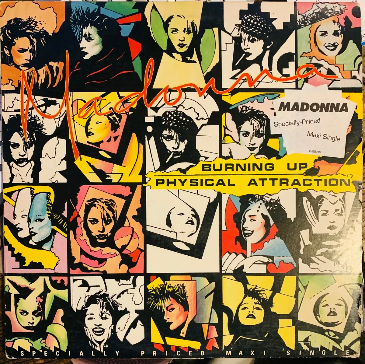 Madonna - Burning Up 1983 Promo 12" Lp Vinyl - W/ Original Hype Sticker! 1