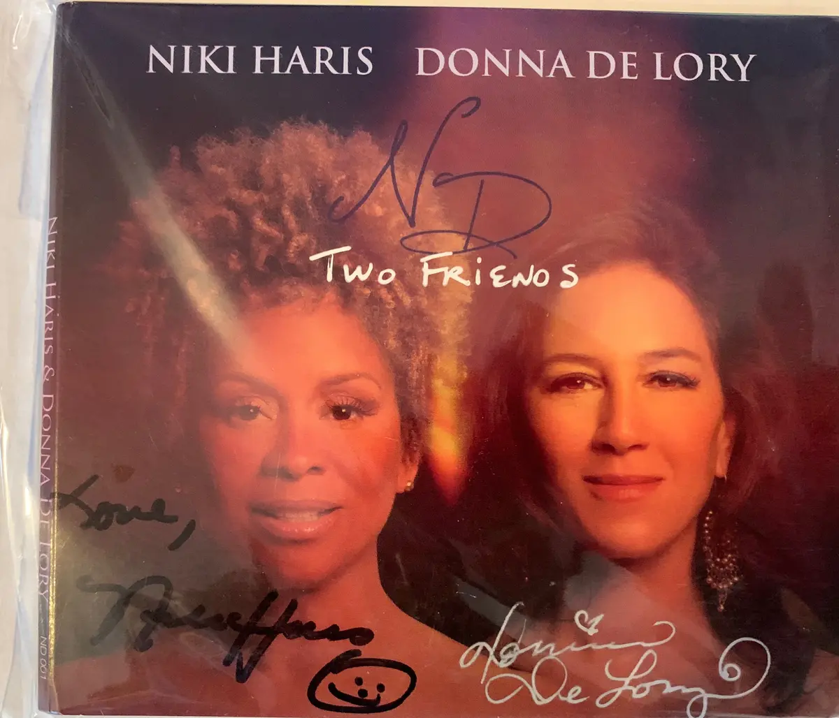Donna De Lory & Niki Haris : Two Friends Ep (Autographed By Both N&D) In Black & Silver - Cd - New 1