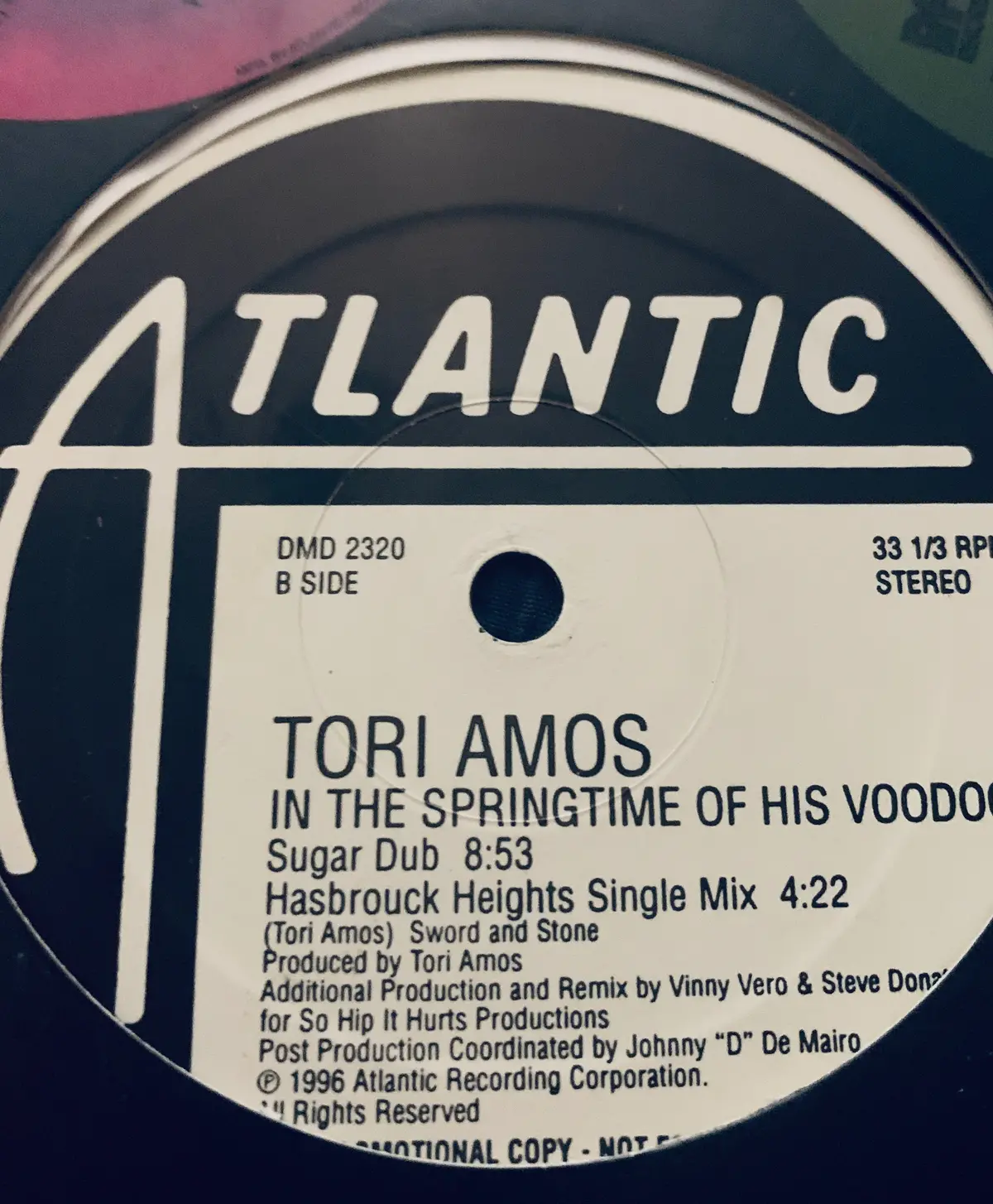 Tori Amos - In The Springtime Of His Voodoo  Promo Remix  12" Vinyl - Used 1