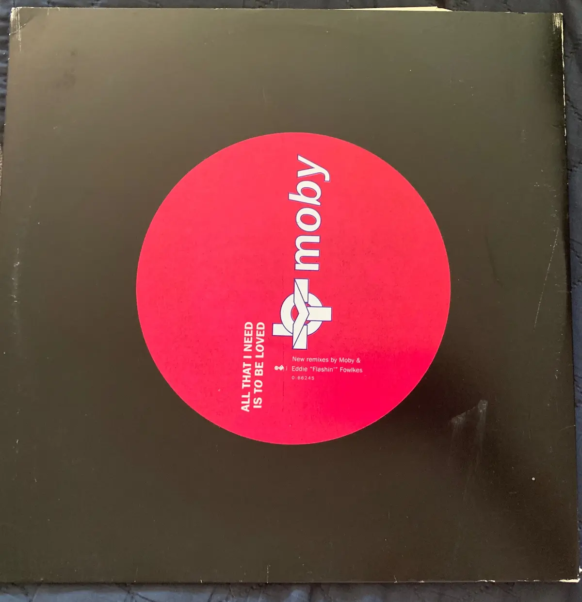 Moby - All That I Need Is To Be Loved 12" Lp Vinyl - Promo 1
