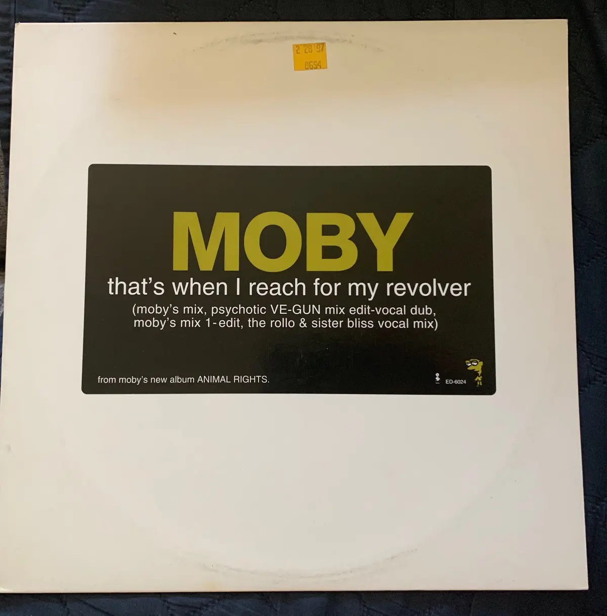 Moby - That's When I Reach For My Revolver 12" Lp Vinyl - Promo 1