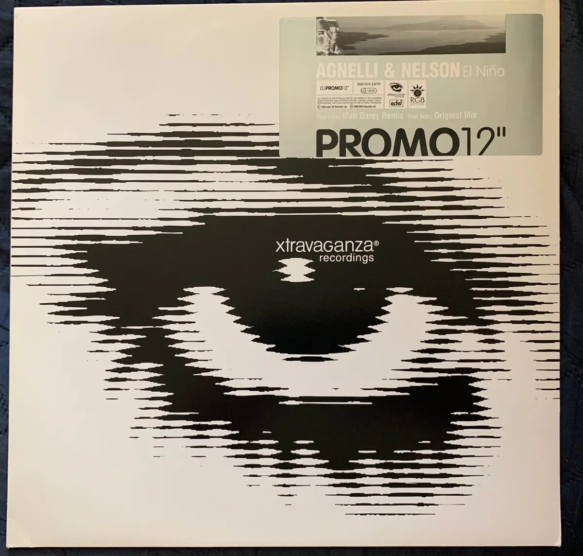 Agnelli & Nelson : El Nino  - Promo 12" Remix Lp Vinyl 1