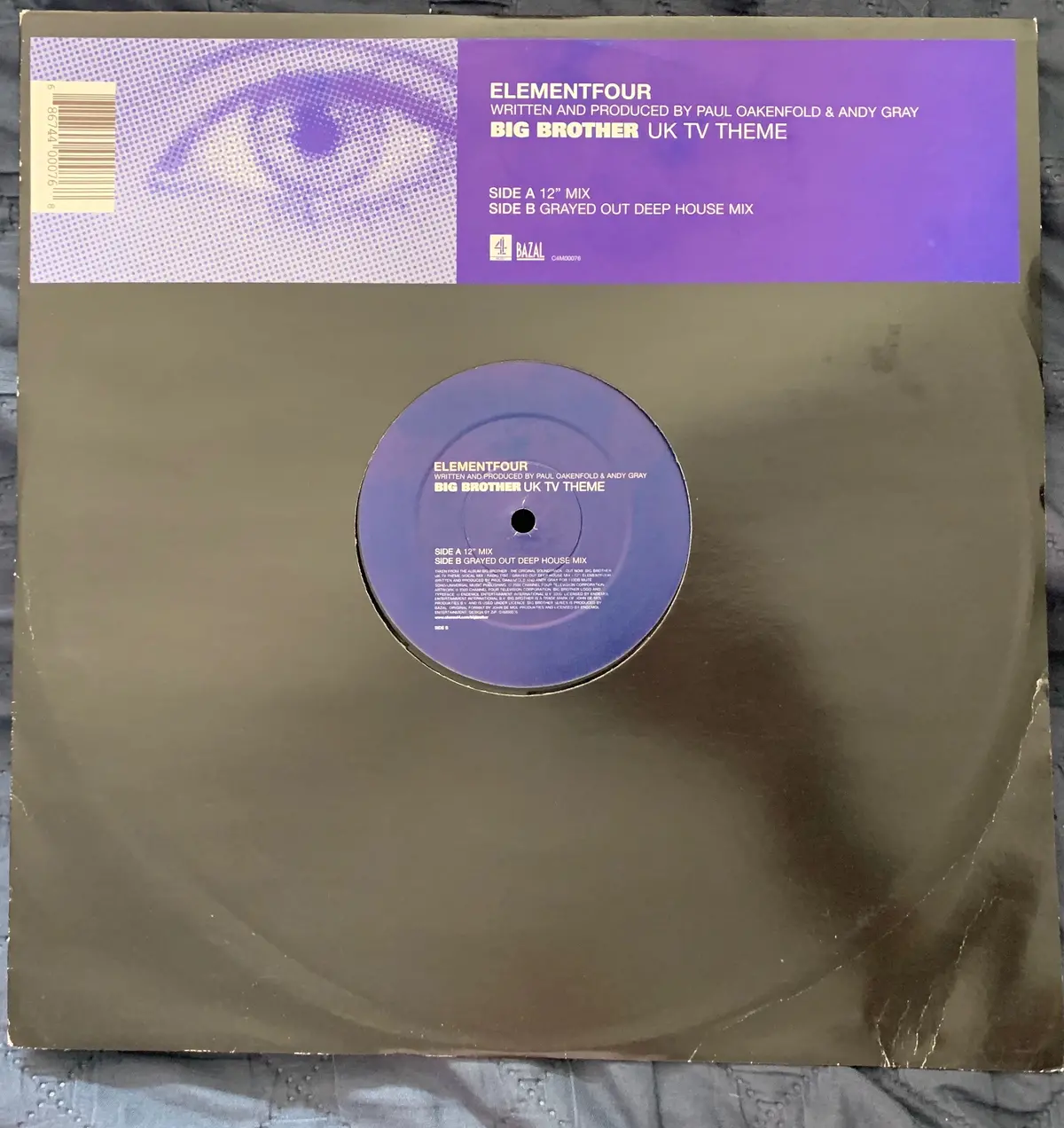 Paul Oakenfold - Elementfour 12" Lp Vinyl - Used 1