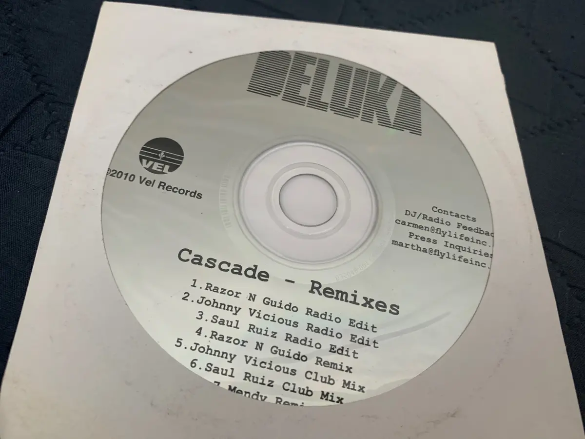 Deluka - Cascade (Remixes)  Cd Single Promo 1
