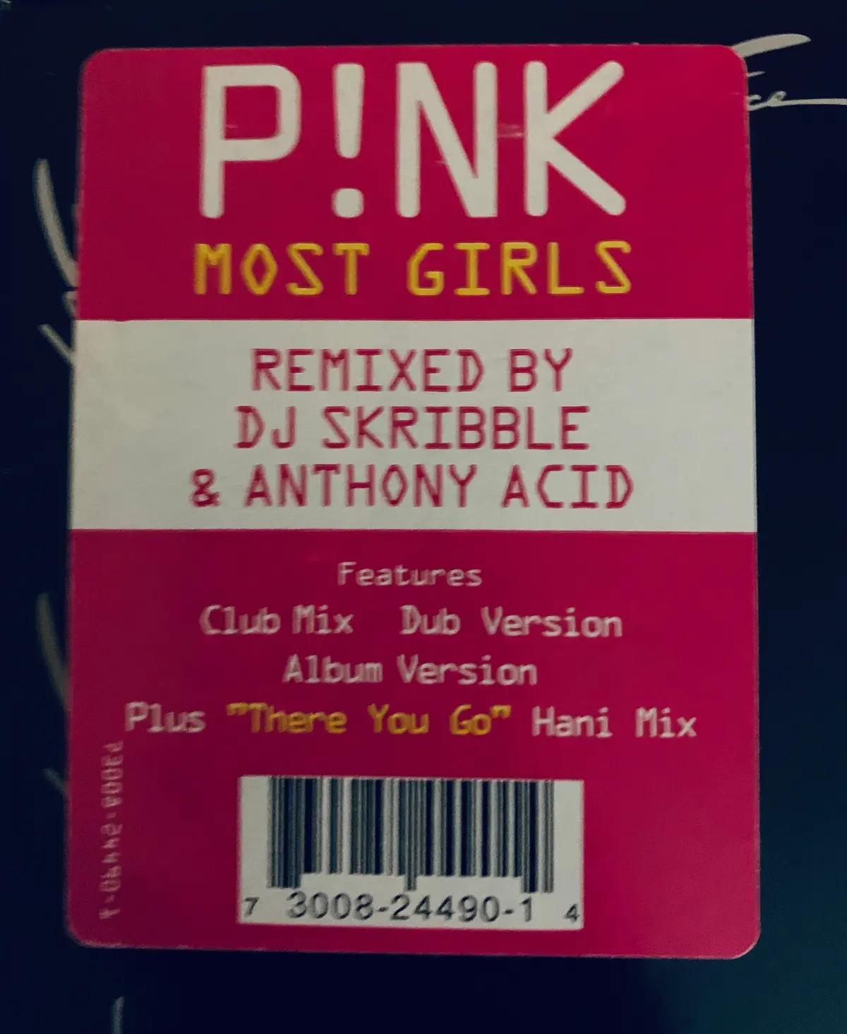 P!Nk - Most Girls (12" Remix Lp Vinyl) - Used 1