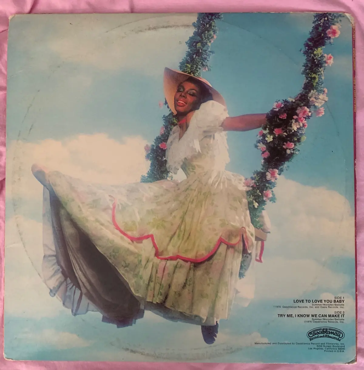 Donna Summer - ''Love To Love You Baby/ Try Me"' 12" Lp Vinyl - Used 2