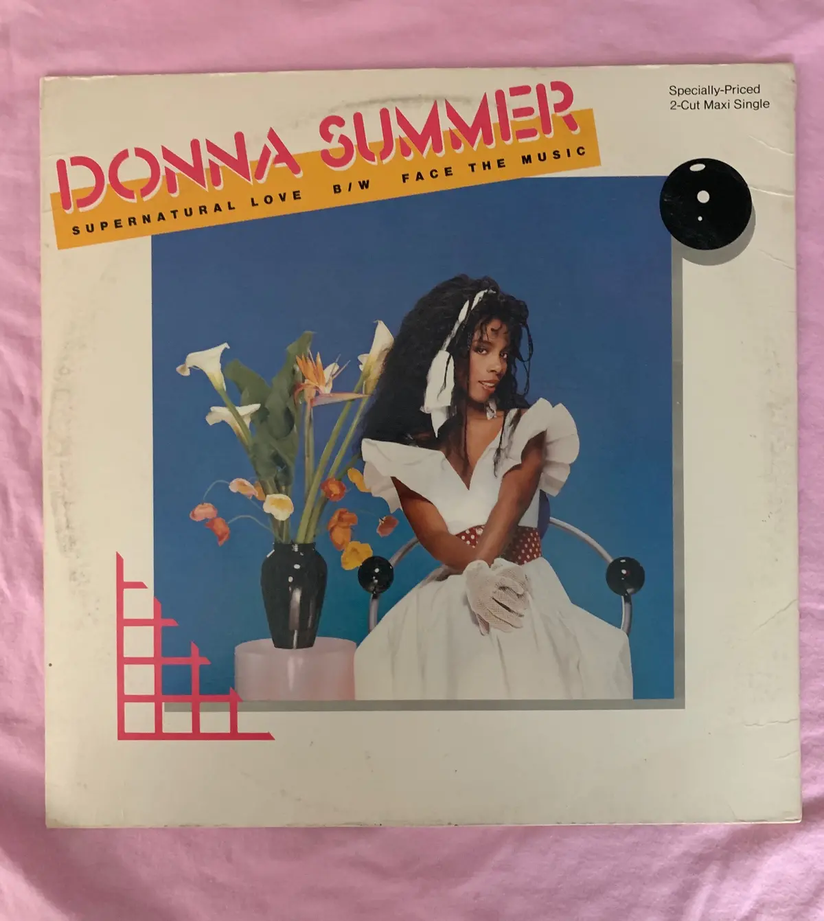 Donna Summer - Supernatural Love / Face The Music  12"  Lp Vinyl - Used 1