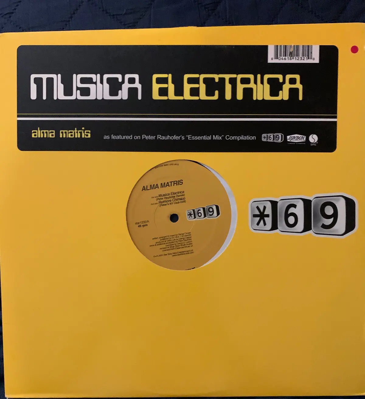 Alma Matris - Musica Electrica Lp Vinyl  *69 - Used 1