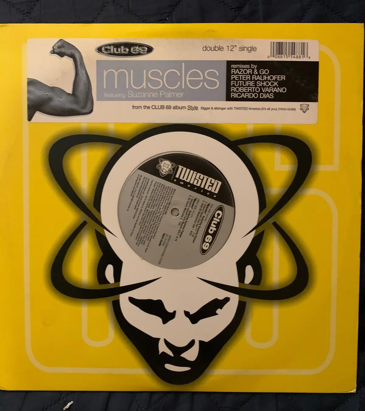 Club 69 - Muscles Ft: Suzanne Palmer 12" Remix Lp Vinyl - Used 1