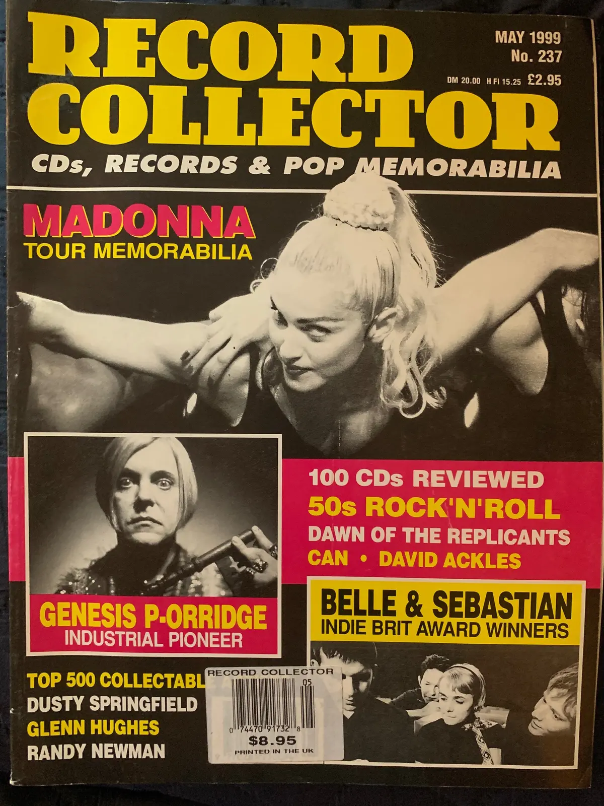 Madonna: Record Collector Magazine: May 1999 1