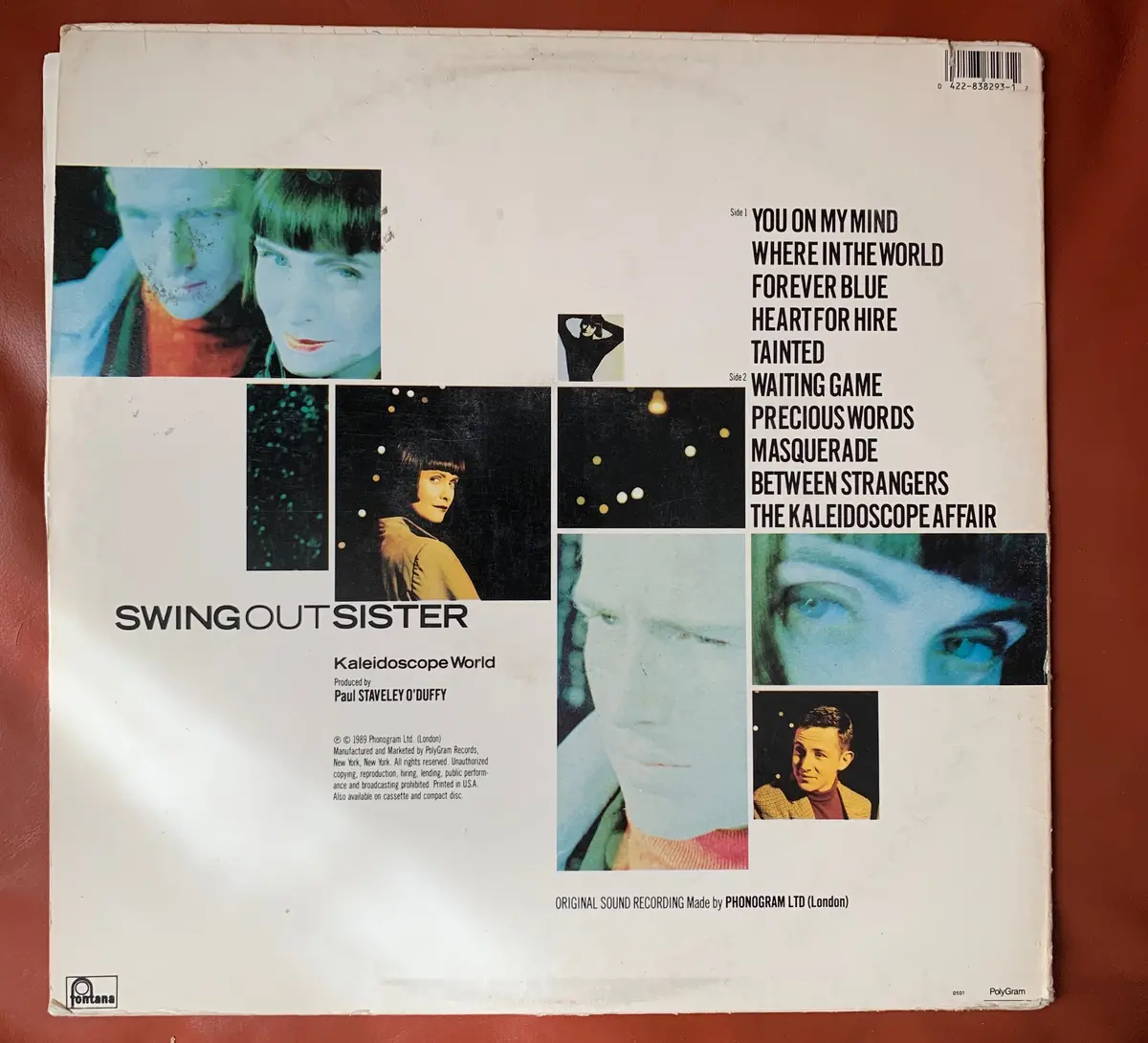 Swing Out Sister - Kaleidoscope World 1989 Lp Vinyl - Used 2
