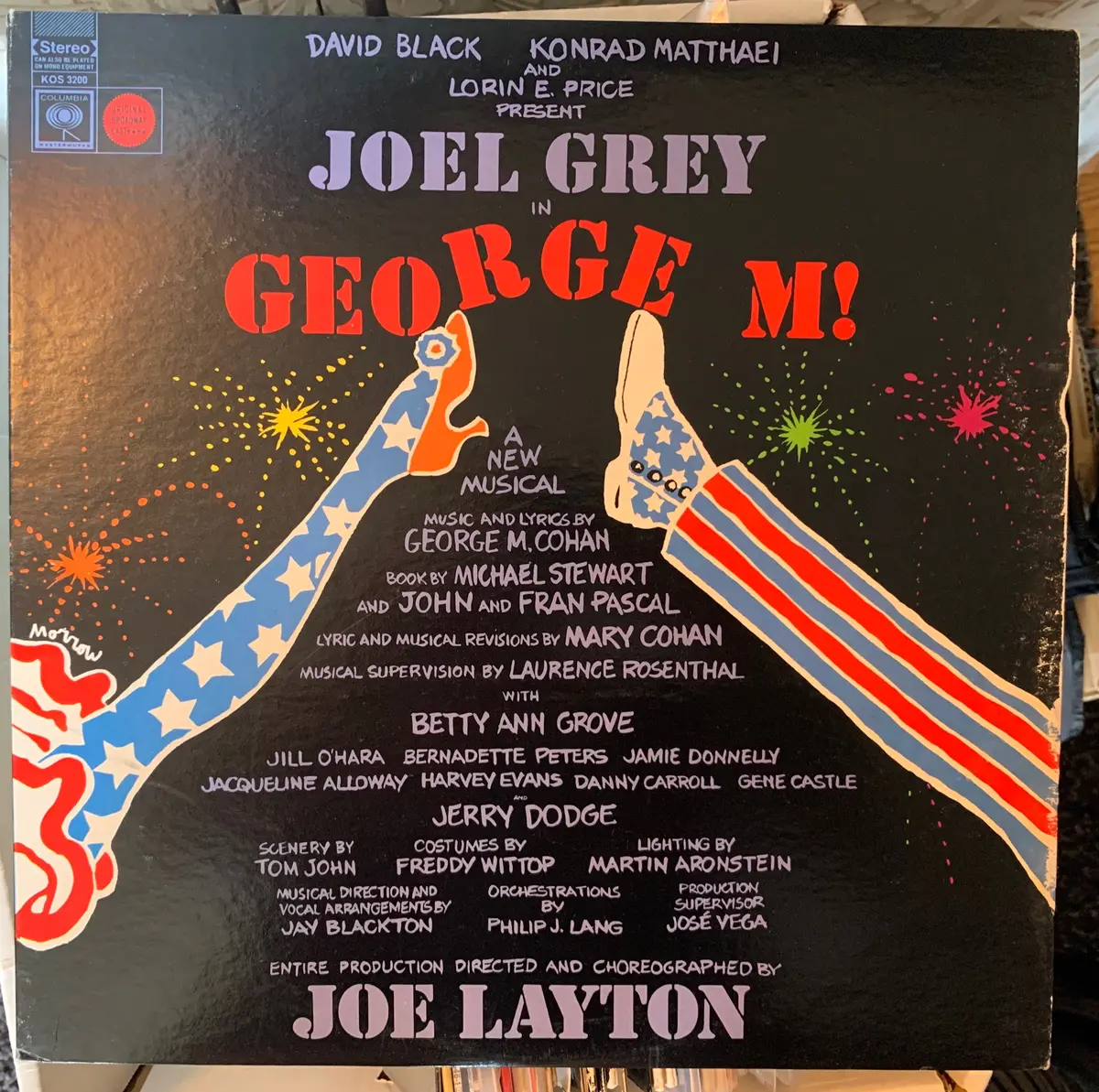 Joel Grey In George M! A New Musical Lp Vinyl _ Original Used 1