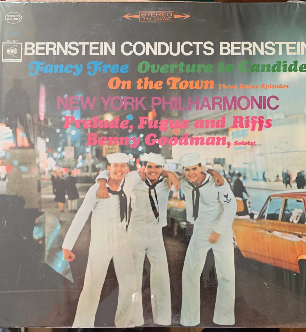 Bernstein Conducts Bernstein Lp 1965 Vinyl - 1