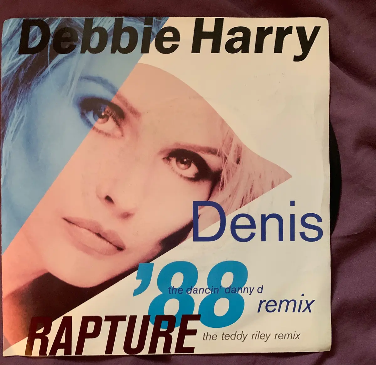 Debbie Harry - Denis / Rapture (Remix) 7" Vinyl Record 45 1