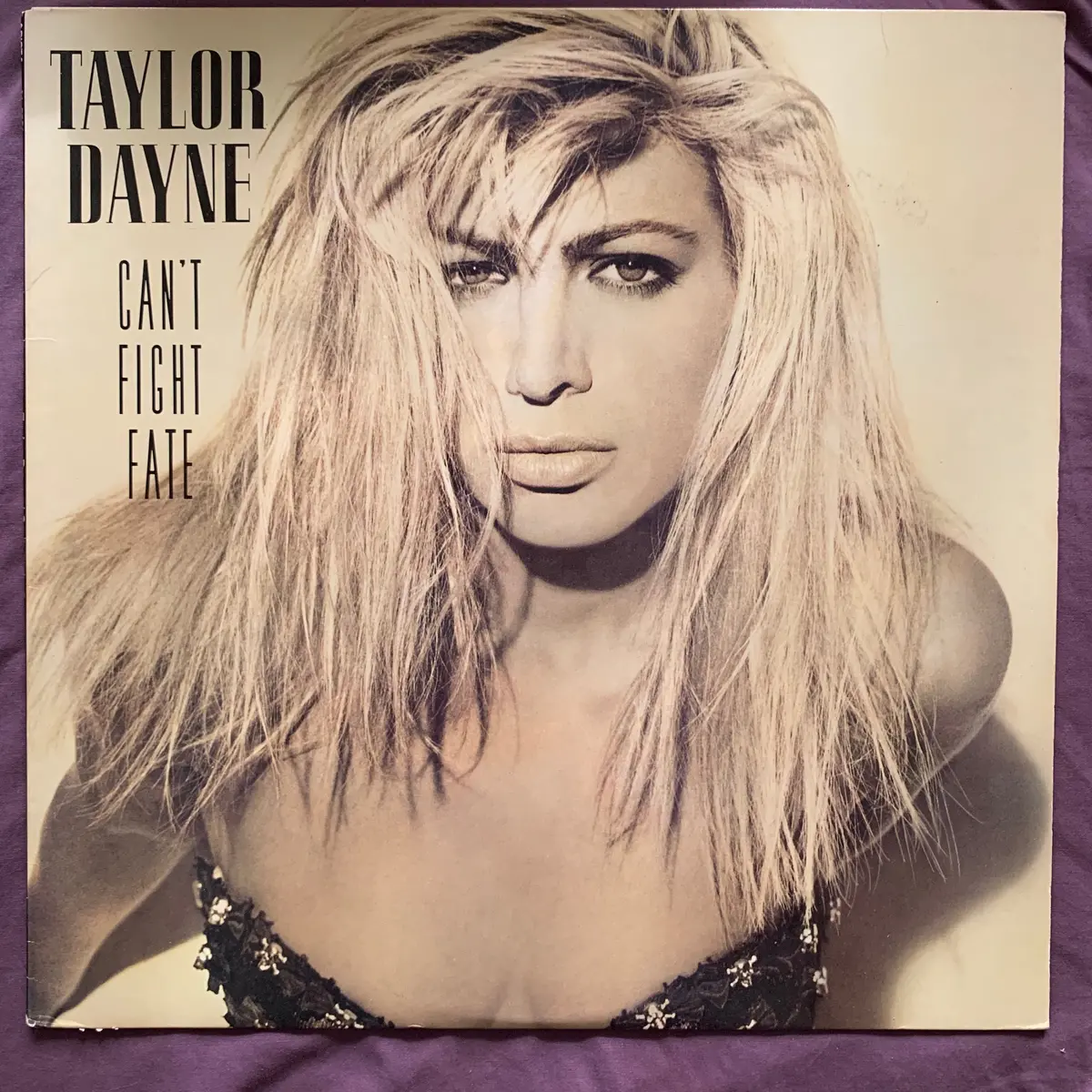 Taylor Dayne - Can't Fight Fate Original Lp Vinyl - Used 1