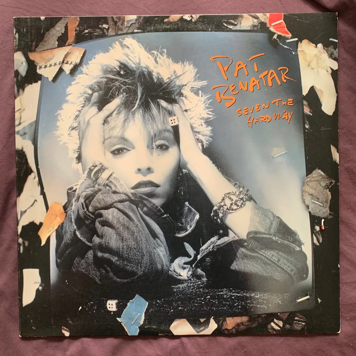 Pat Benatar - Seven The Hard Way   - Original Lp Vinyl - Used 1